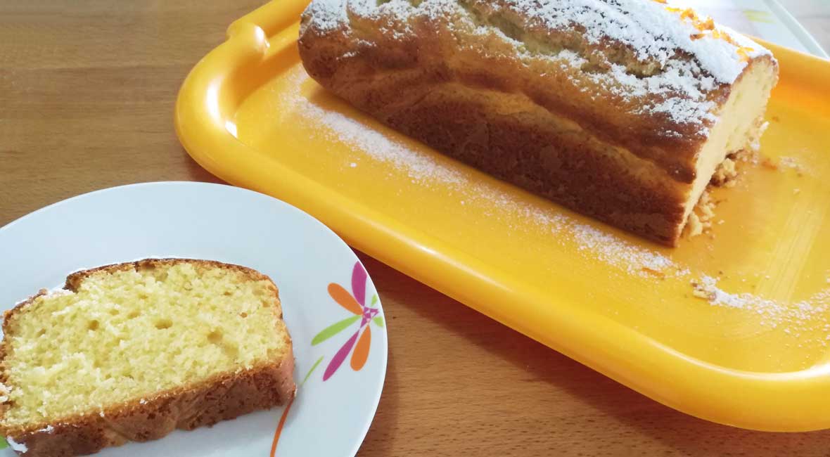 Plumcake profumato all'arancia | Brukery