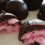 Tartare di pesca con gelato