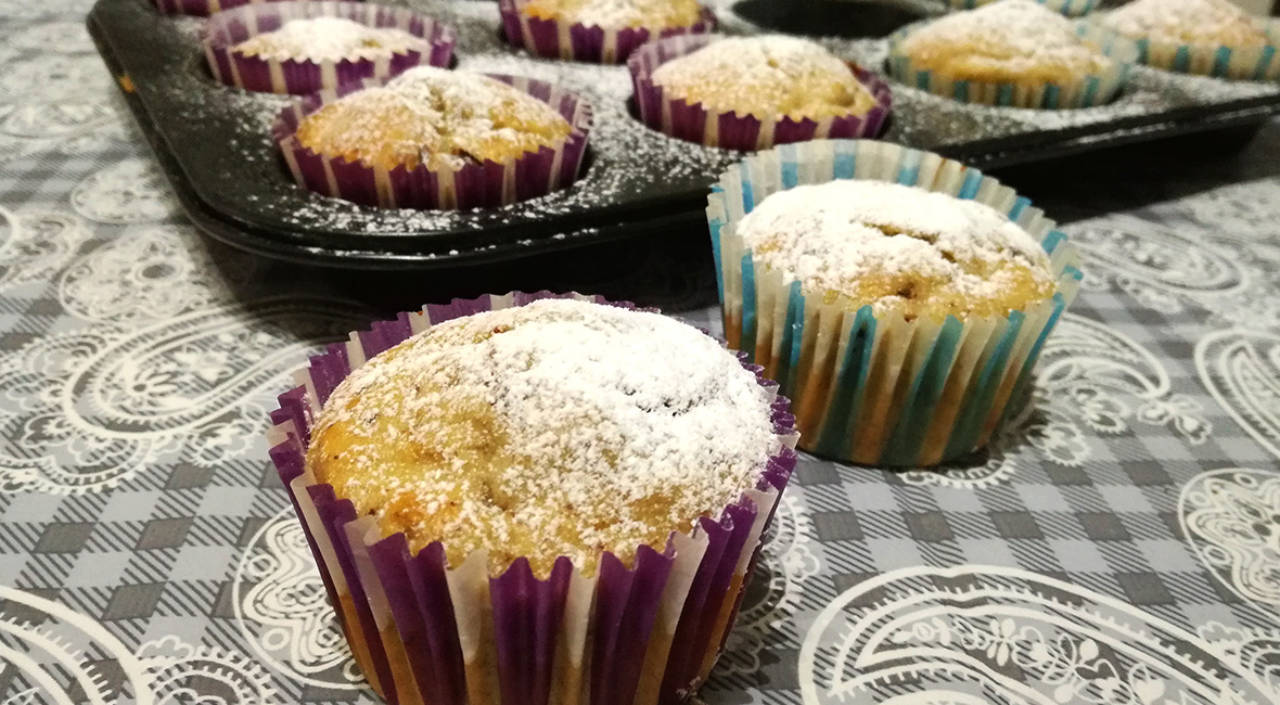 Ricetta cupcake banane e cioccolato